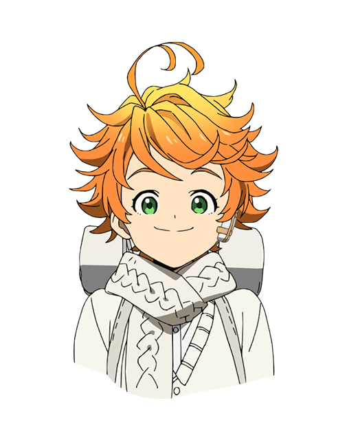 The Promised Neverland anime character headshots